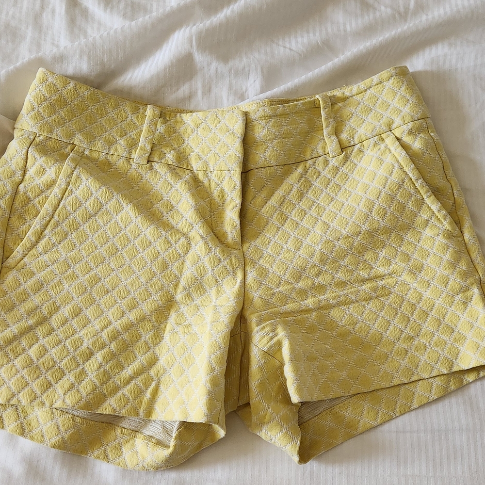 Ann Taylor Yellow Shorts